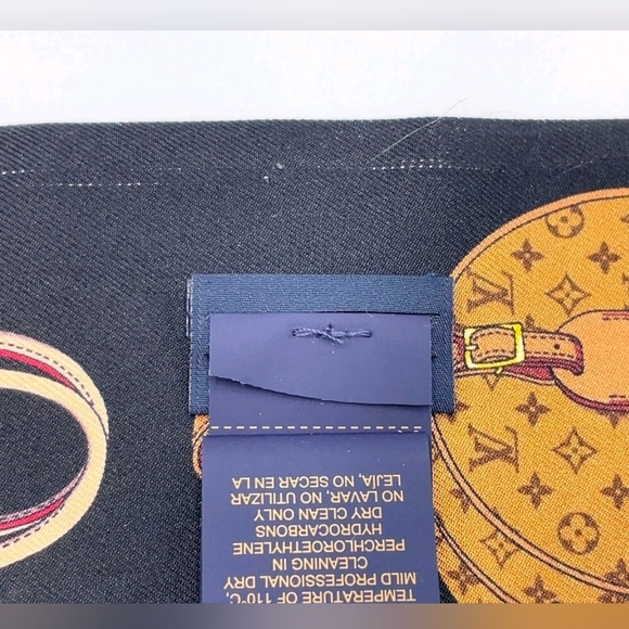 Louis Vuitton M79621 Bandeau Tribute To Brown Multi Silk Scarf w/BOX/COA - Picture 13 of 13